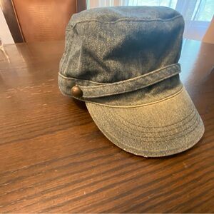 Y2K Blue Stonewash Denim Conductor Hat